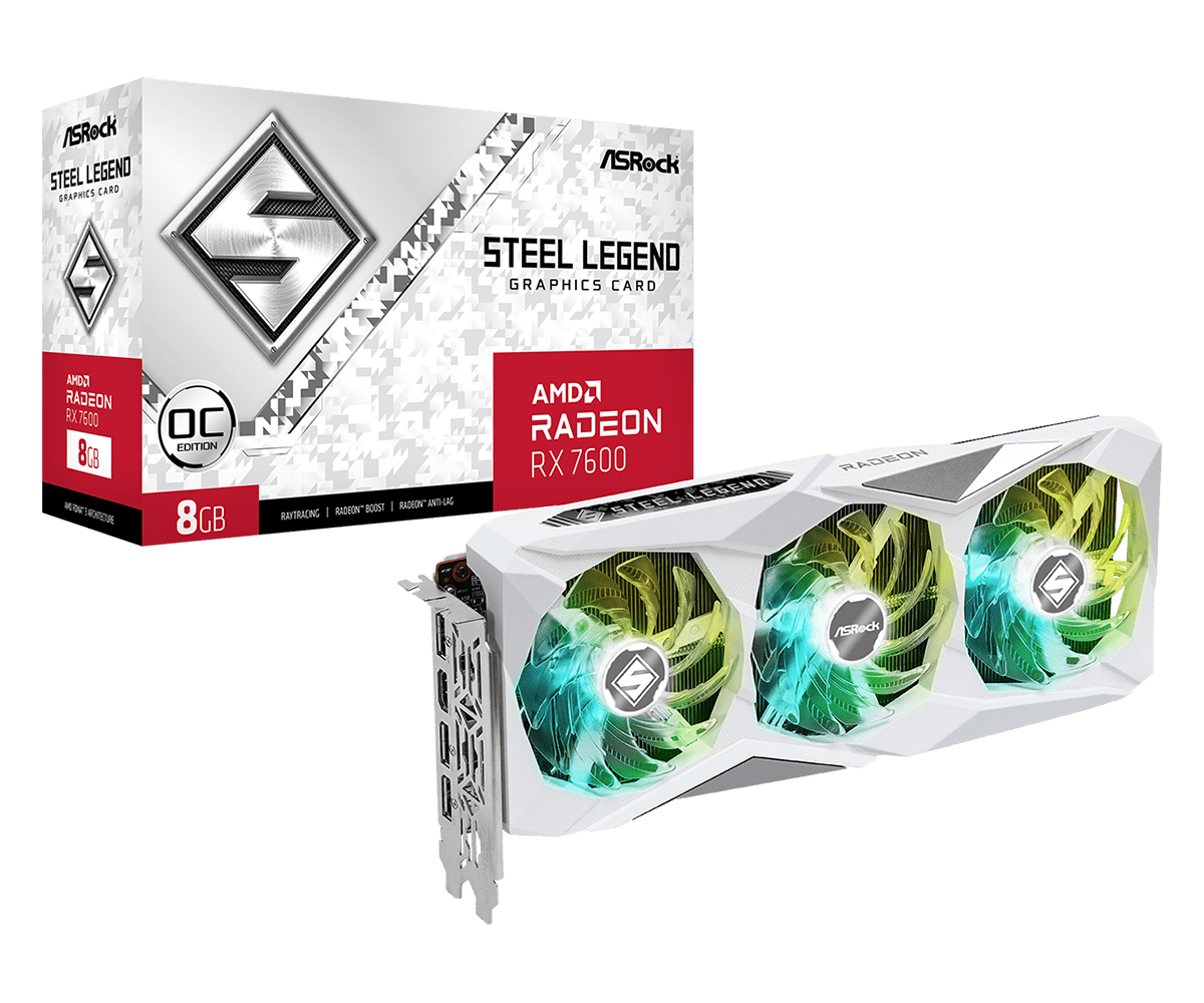 Radeon RX 7600 Steel Legend 8GB OC